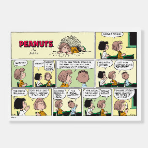 Franklin, Peppermint Patty & Marcie   Math Class Foam Board