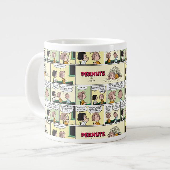 Franklin, Peppermint Patty & Marcie | Math Class Giant Coffee Mug (Front Left)