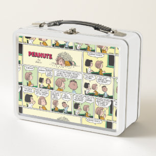 Franklin, Peppermint Patty & Marcie Math Class Metal Lunch Box