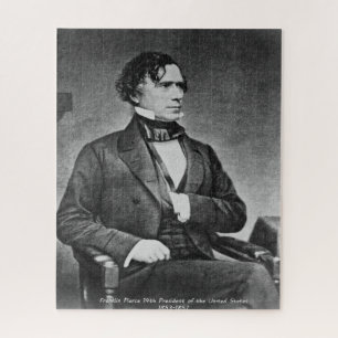 Franklin Pierce 14th President of America. Jigsaw Puzzle