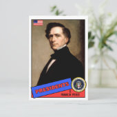 Franklin Pierce Baseball Card (Standing Front)