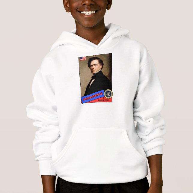 Franklin Pierce Baseball Card Hoodie (Front)