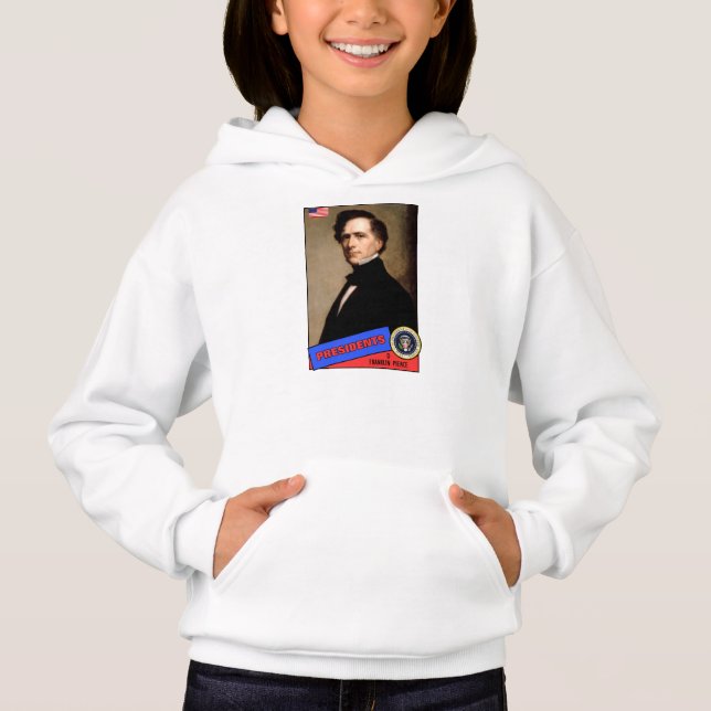Franklin Pierce Baseball Card Hoodie (Front)
