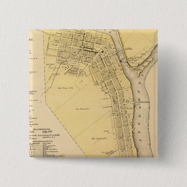 Franklin Pinback Button (Front)