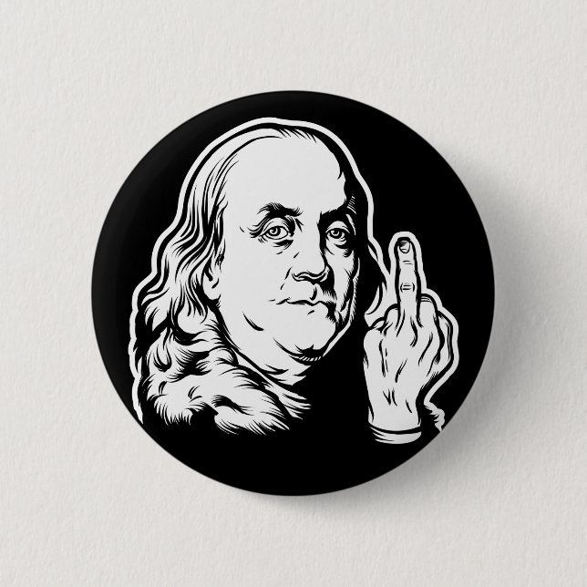 Franklin Pinback Button (Front)