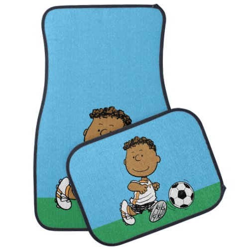 Franklin Playing Soccer Car Floor Mat