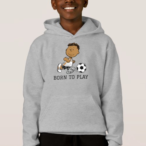 Franklin Playing Soccer Hoodie