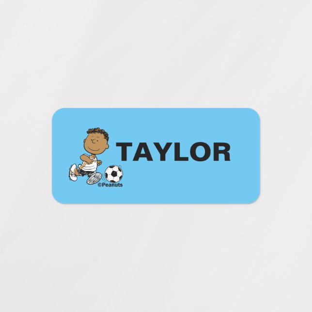 Franklin Playing Soccer Kids' Labels (Design 1)