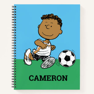 Franklin Playing Soccer Notebook