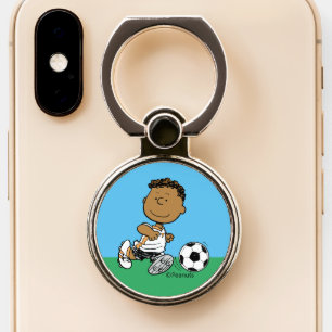 Franklin Playing Soccer Phone Ring Stand