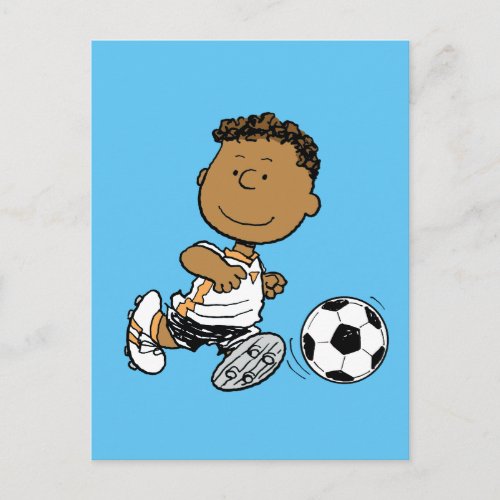Franklin Playing Soccer Postcard