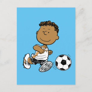 Franklin Playing Soccer Postcard