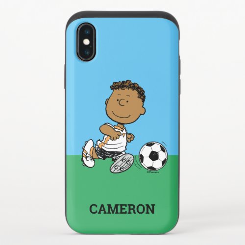 Franklin Playing Soccer iPhone X Slider Case