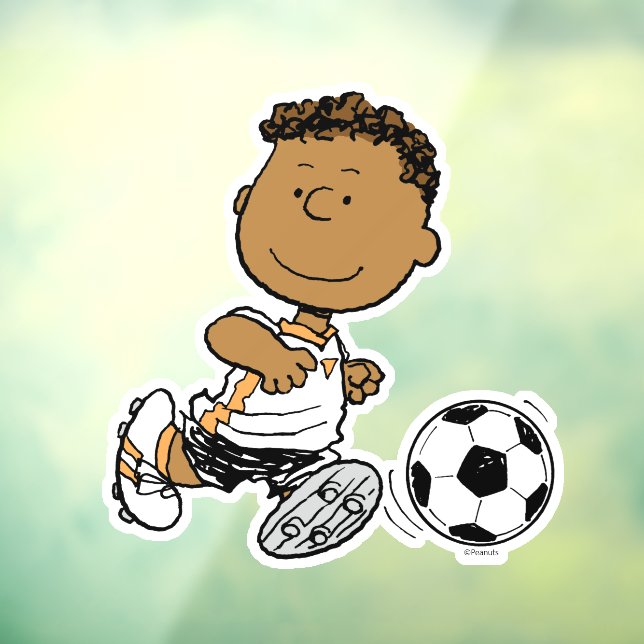 Franklin Playing Soccer Window Cling (Sheet 3)