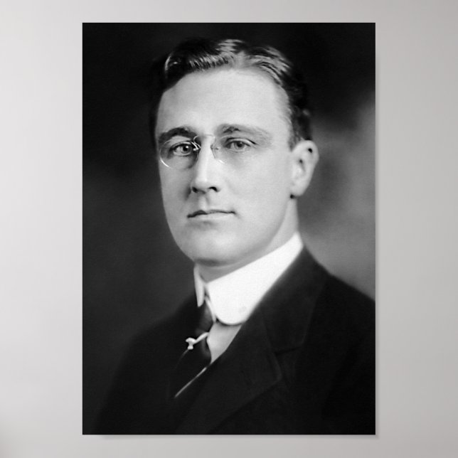 Franklin Roosevelt - Assistant Secretary of Navy Poster (Front)