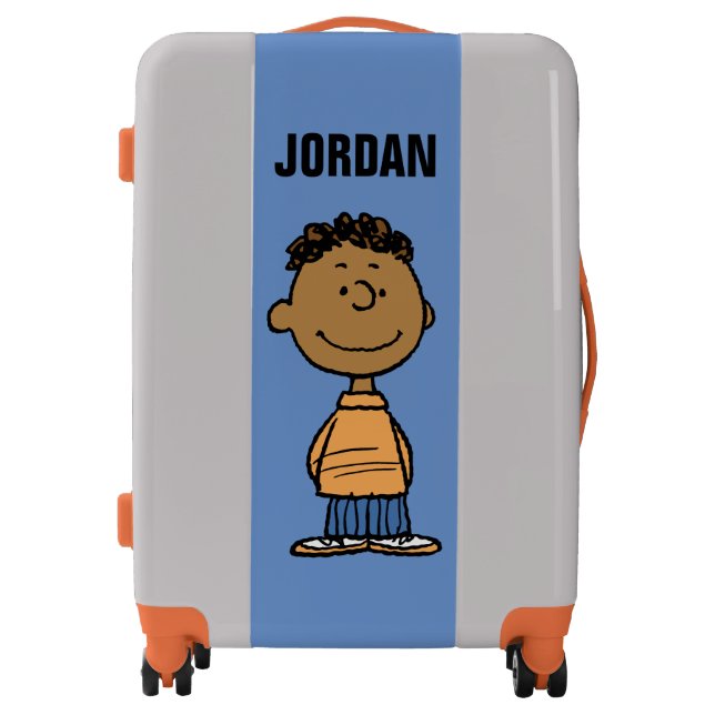 Franklin Smiling | Add Your Name Luggage (Front)
