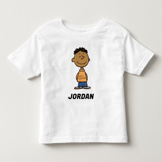 Franklin Smiling | Add Your Name Toddler T-shirt (Front)