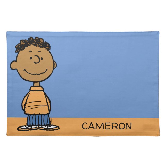 Franklin Smiling Cloth Placemat (Front)