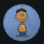 Franklin Smiling Dart Board<br><div class="desc">Check out this cute character art of Franklin smiling.</div>