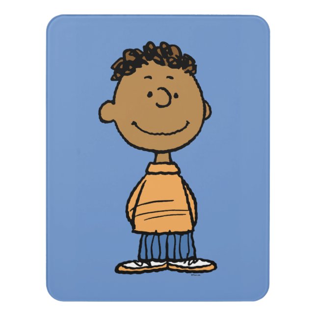 Franklin Smiling Door Sign (Contemporary Vert)