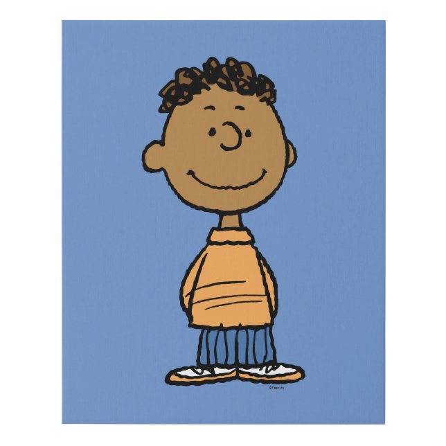 Franklin Smiling Faux Canvas Print (Front)