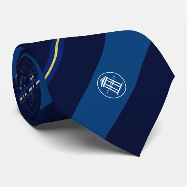 Franklin (Tennessee) city flag Neck Tie (Rolled)