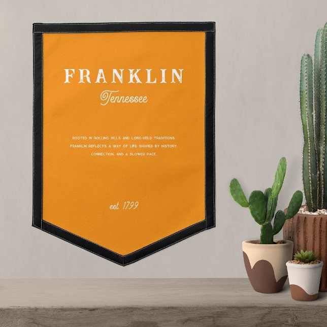 Franklin Tennessee City Pennant Wall Decor (Creator Uploaded)