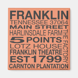 Franklin Tennessee Magnet