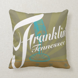 Franklin Tennessee Throw Pillow