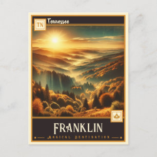 Franklin, Tennessee Vintage Postcard