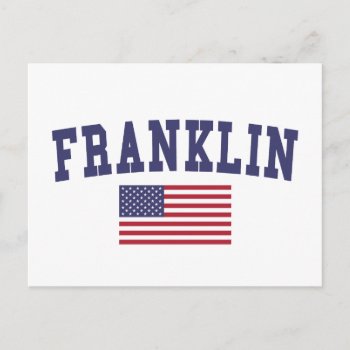 Franklin Tn Us Flag Postcard by republicofcities at Zazzle