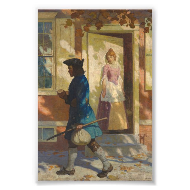 Franklin's Arrival in Philadelphia by N. C. Wyeth Photo Print (Front)