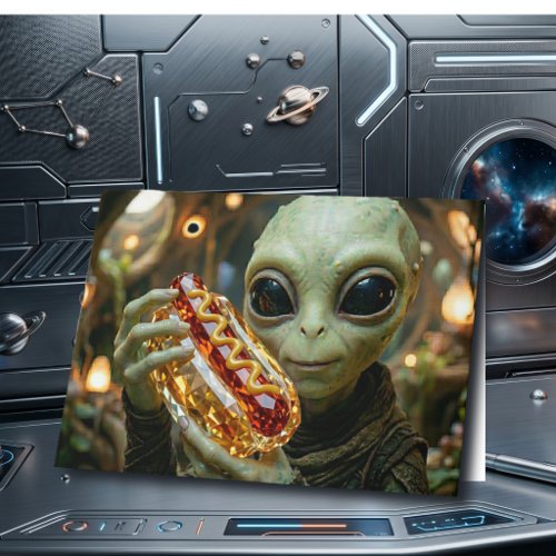 Frankly, You are Amazing | Funny Alien Pun Card