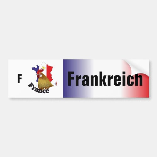Frankreich _ France Autoaufkleber Bumper Sticker