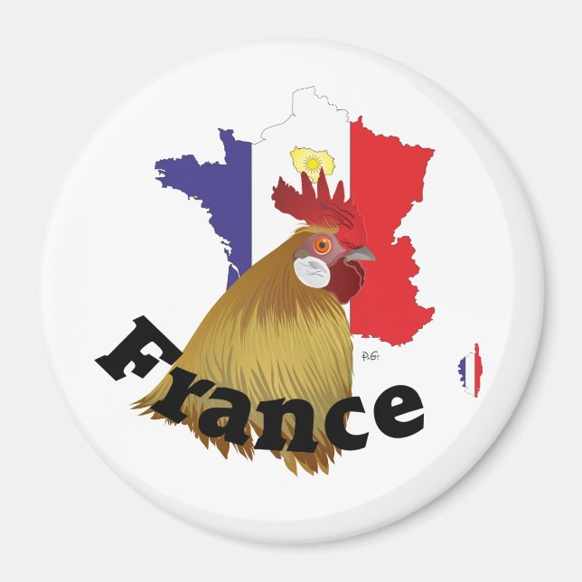 Frankreich France Francia Magnete Magnet (Front)