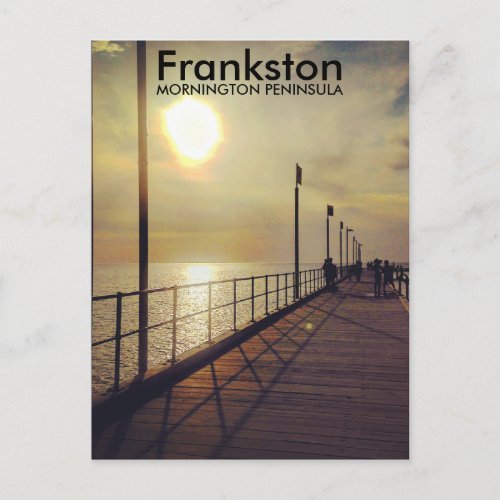 Frankston Pier Victoria Australia Postcard