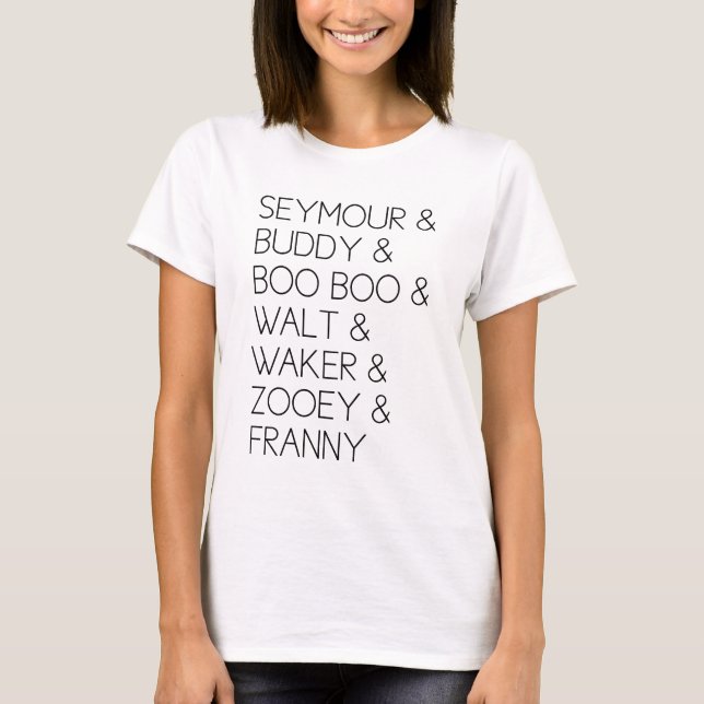 Franny Zooey Glass Family Siblings Tee (Front)