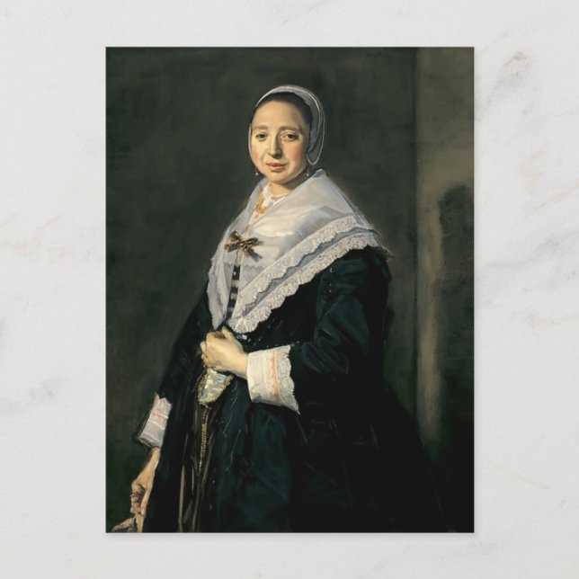 Frans Hals- Portrait of a woman Postcard (Front)