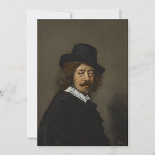 Frans Hals _ Portrait of the Artist Invitation