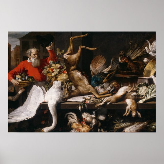 Frans Snyders - Still Life with Dead Game, Fruits, Poster (Front)