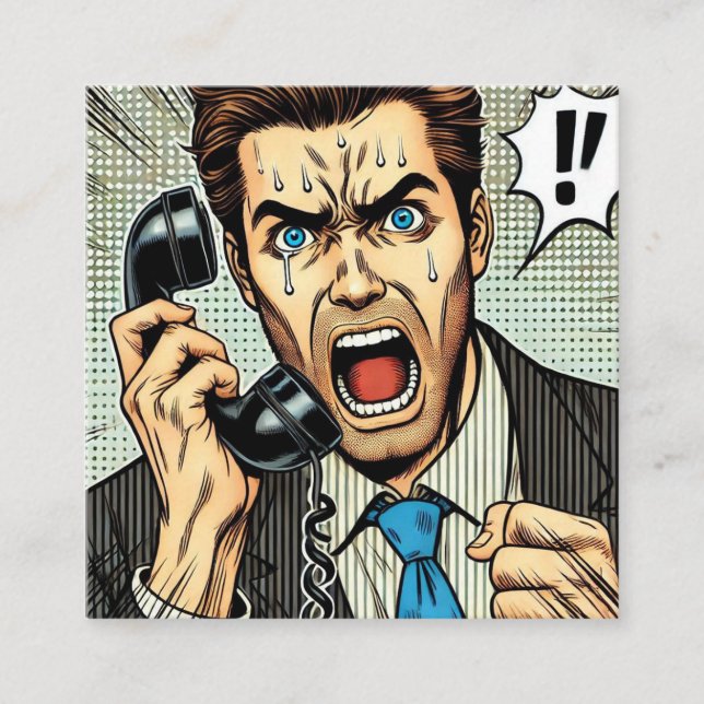 "Frantic Call" Calling Card (Front)
