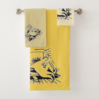 Frantic organist towel set