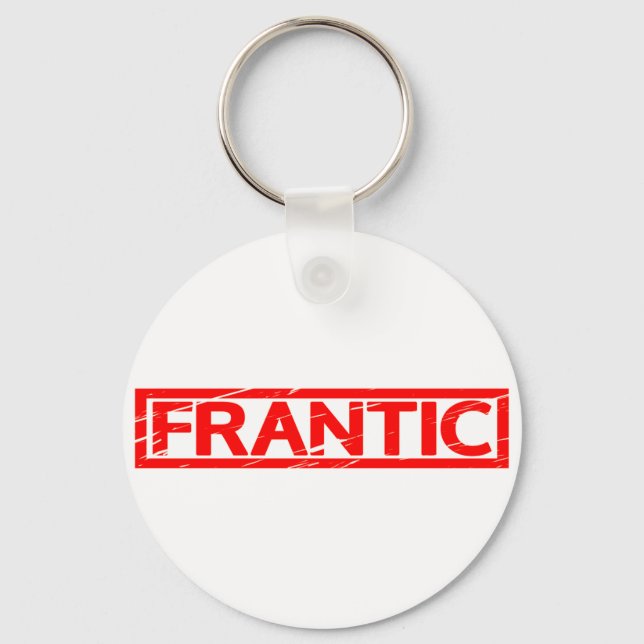 Frantic Stamp Keychain (Front)
