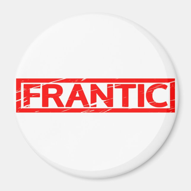 Frantic Stamp Magnet (Front)