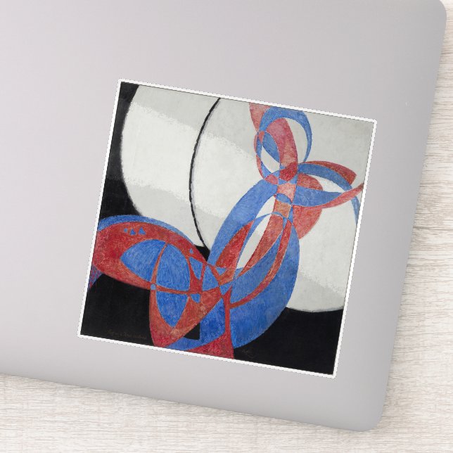 František Kupka, Amorpha Fugue, Abstract Art Sticker (Detail)