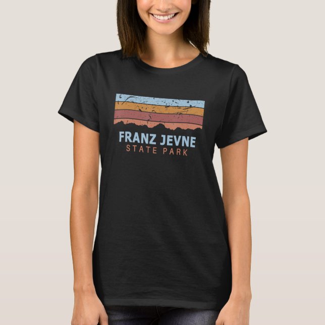Franz Jevne State Park Minnesota Retro Cool T-Shirt (Front)