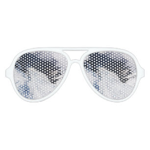 Franz Josef Glacier Aerial View, New Zealand Aviator Sunglasses