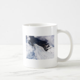 Franz Josef Glacier Aerial View, New Zealand Coffee Mug