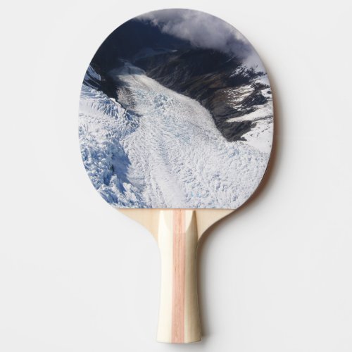 Franz Josef Glacier Aerial View New Zealand Ping Pong Paddle