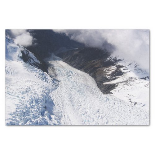 Franz Josef Glacier Aerial View New Zealand Tissue Paper